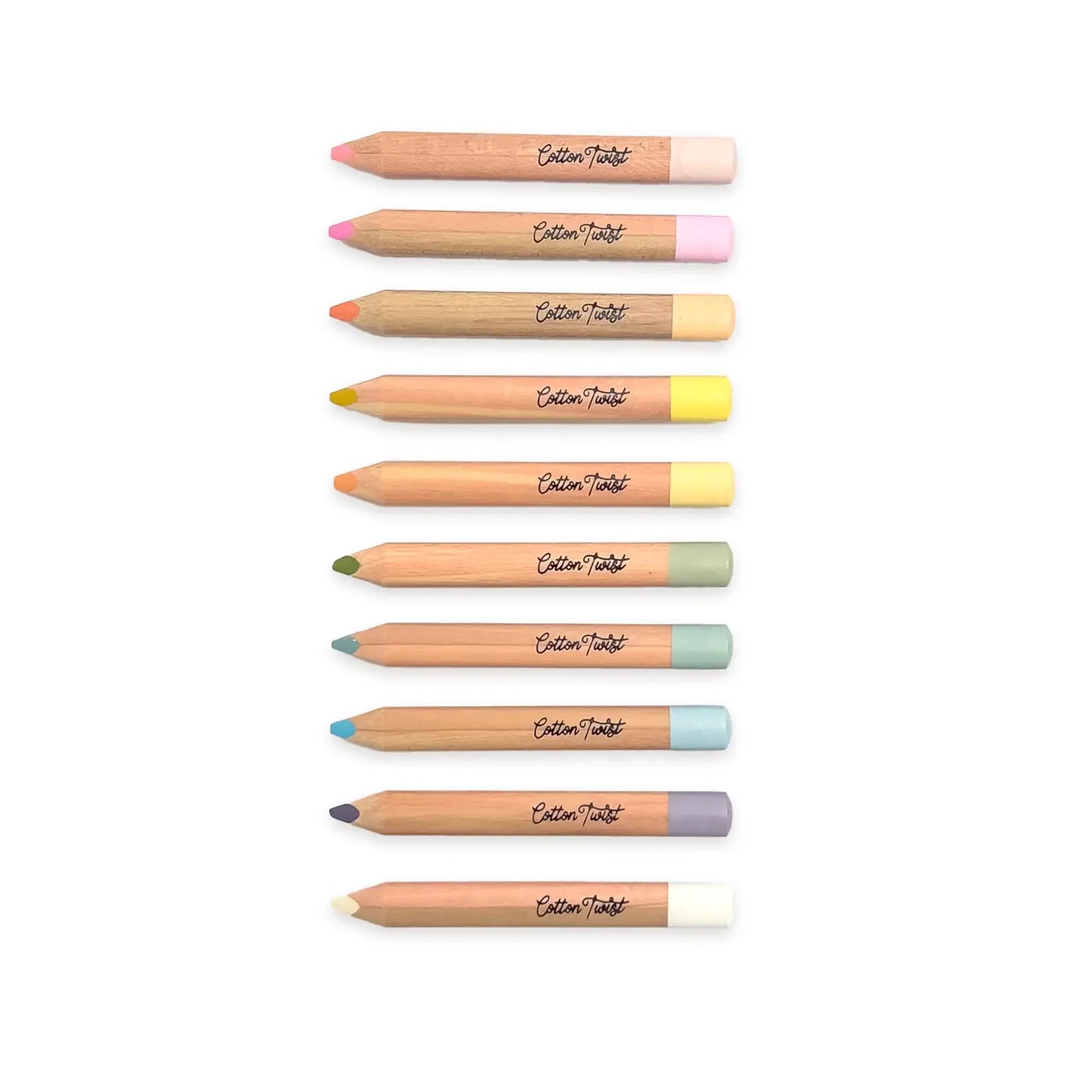 Akvarellfargeblyanter 10 farger | pastell