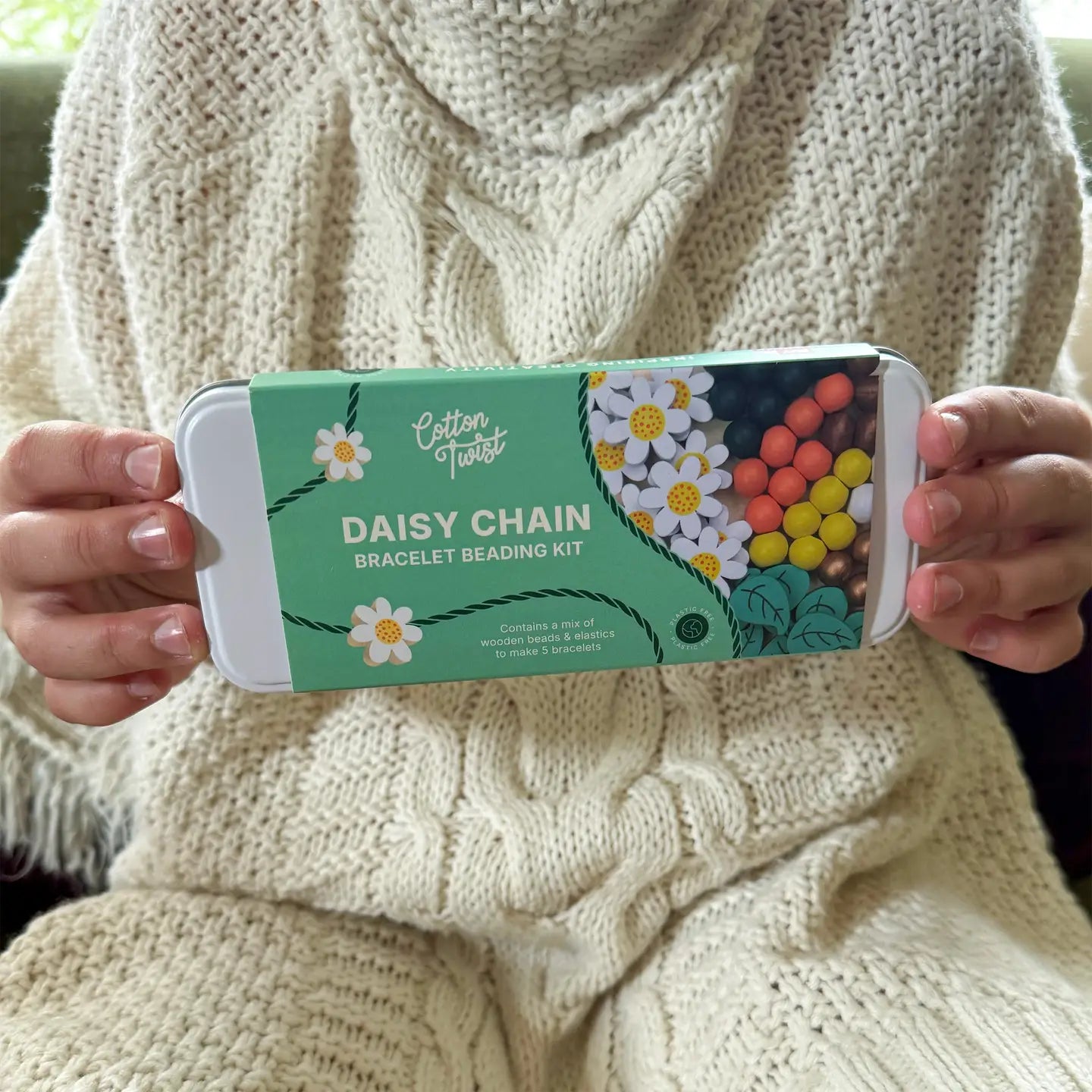 Armbånd perlesett Daisy