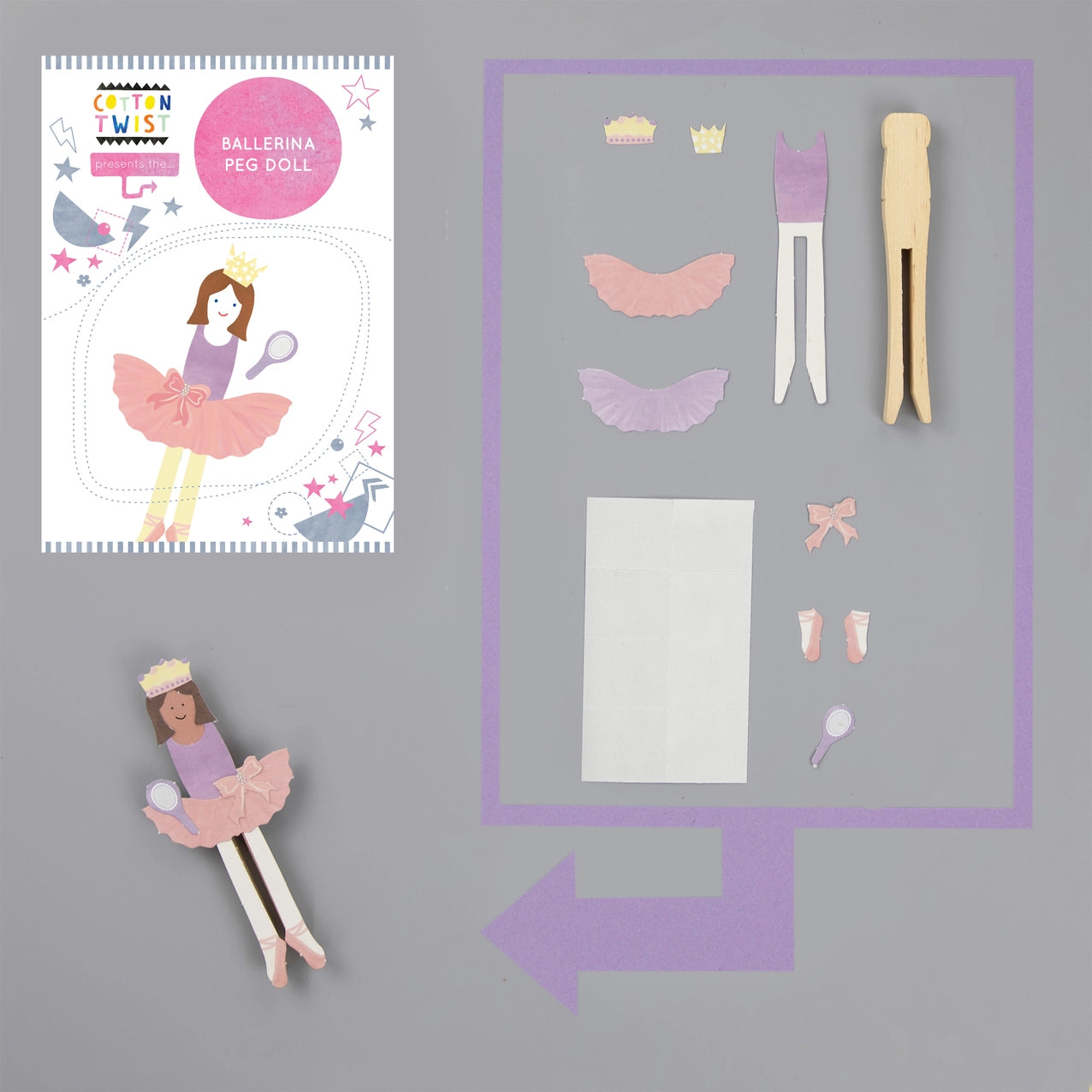 Hobbysett "Lag din egen ballerina"