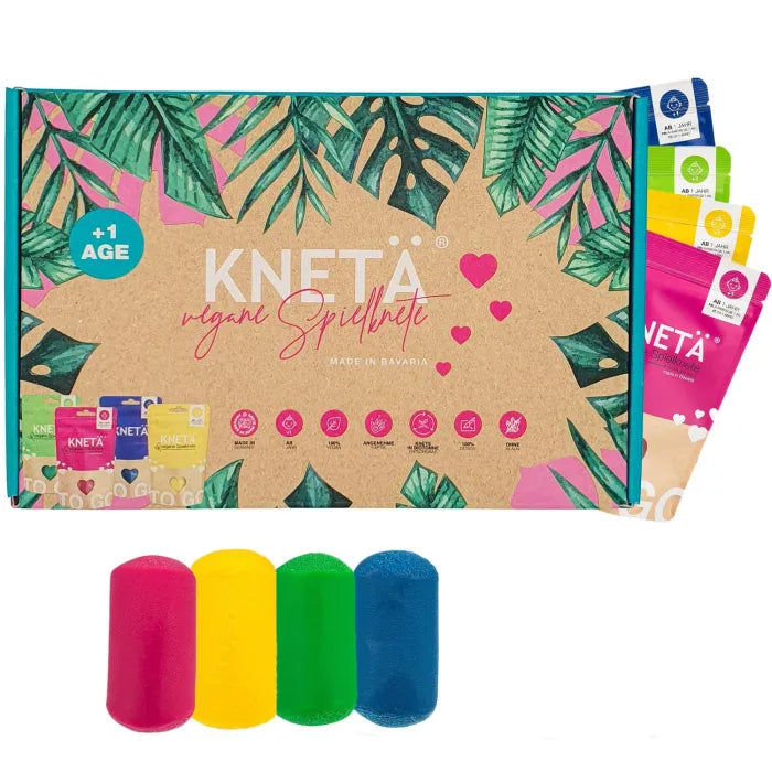 Naturlig plastelina | 4 farger á 100 g