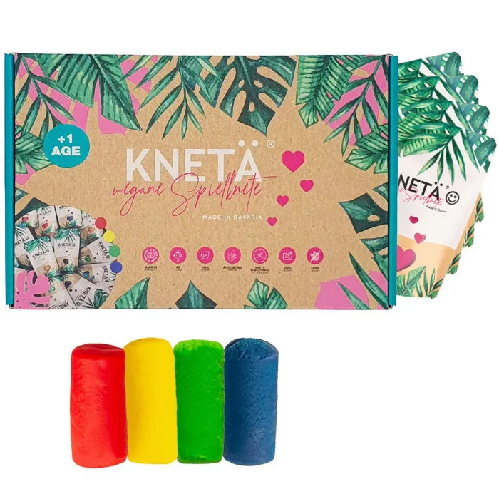 Naturlig plastelina | 4 farger á 50 g