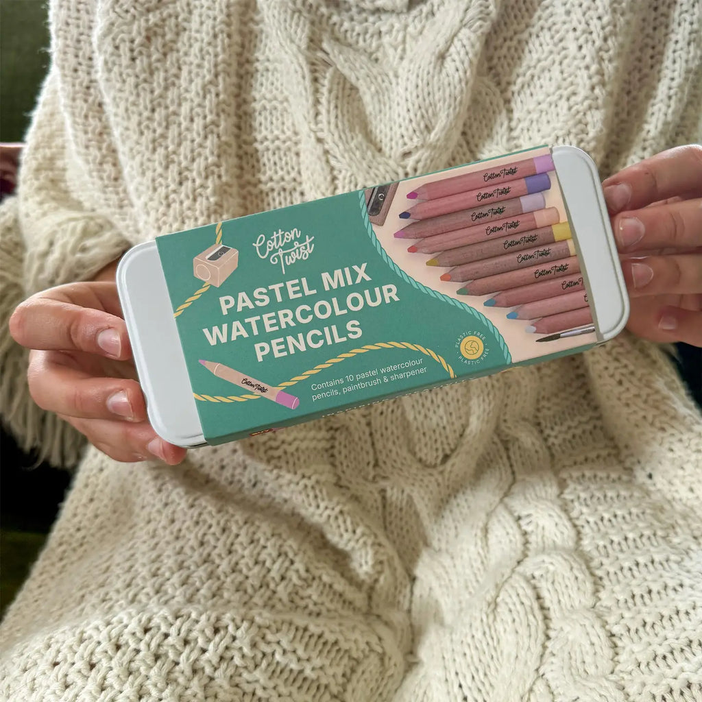 Akvarellfargeblyanter 10 farger | pastell