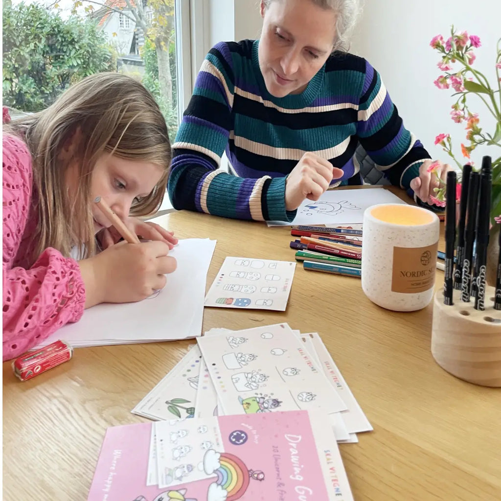 Steg for steg tegne-guides | ulike varianter