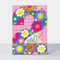 Bursdagskort Blomster | 2 år