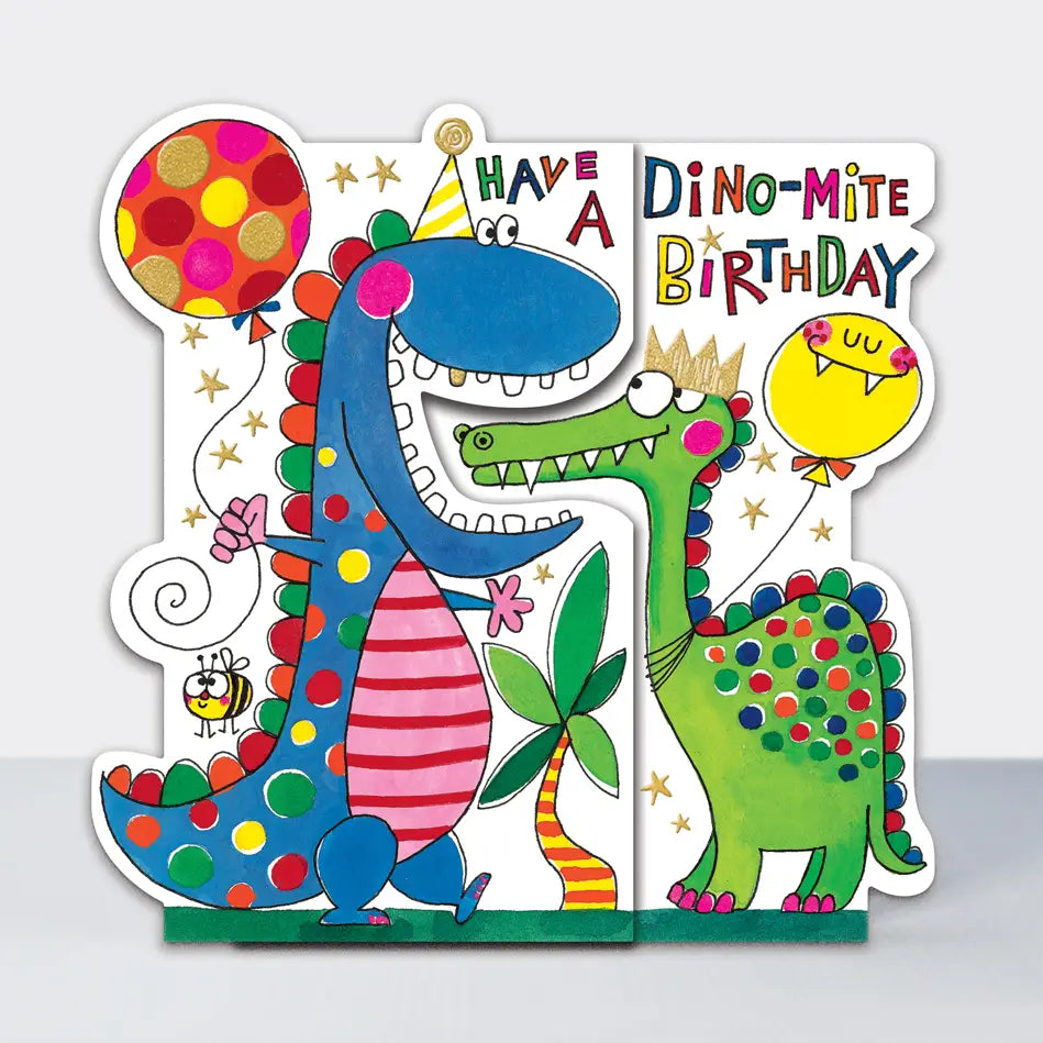 Bursdagskort | Dinosaur