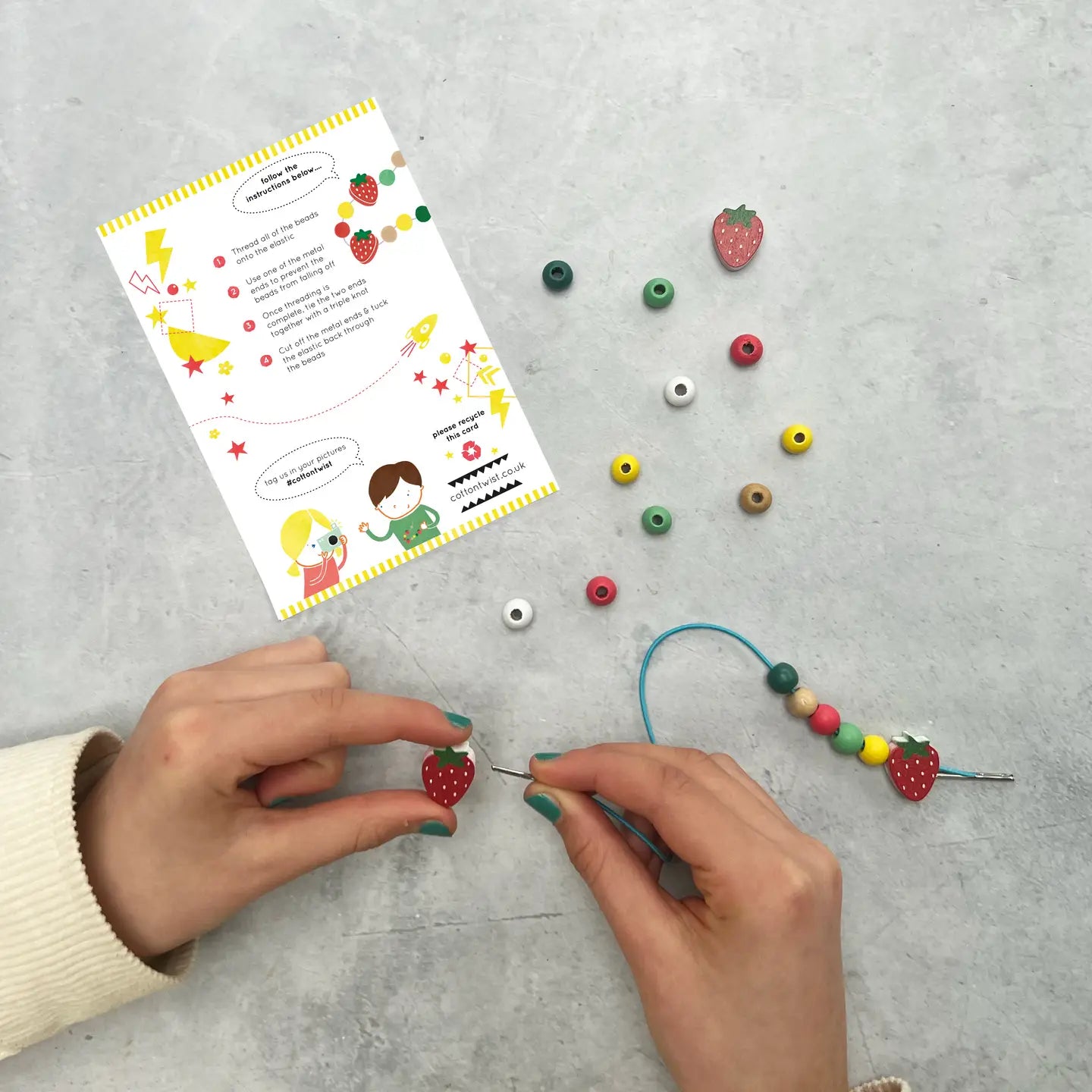 Lag ditt eget armbånd | jordbær