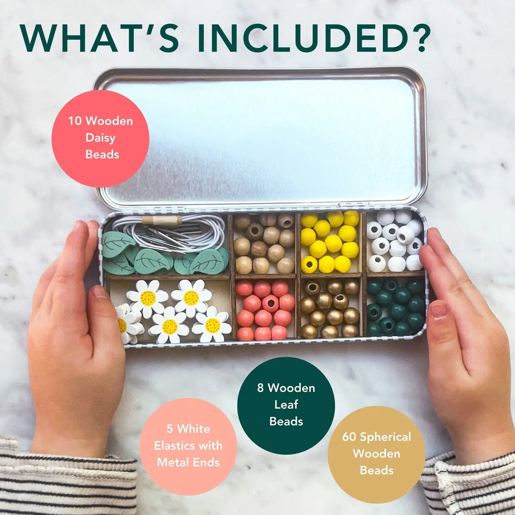 Armbånd perlesett medium | daisy