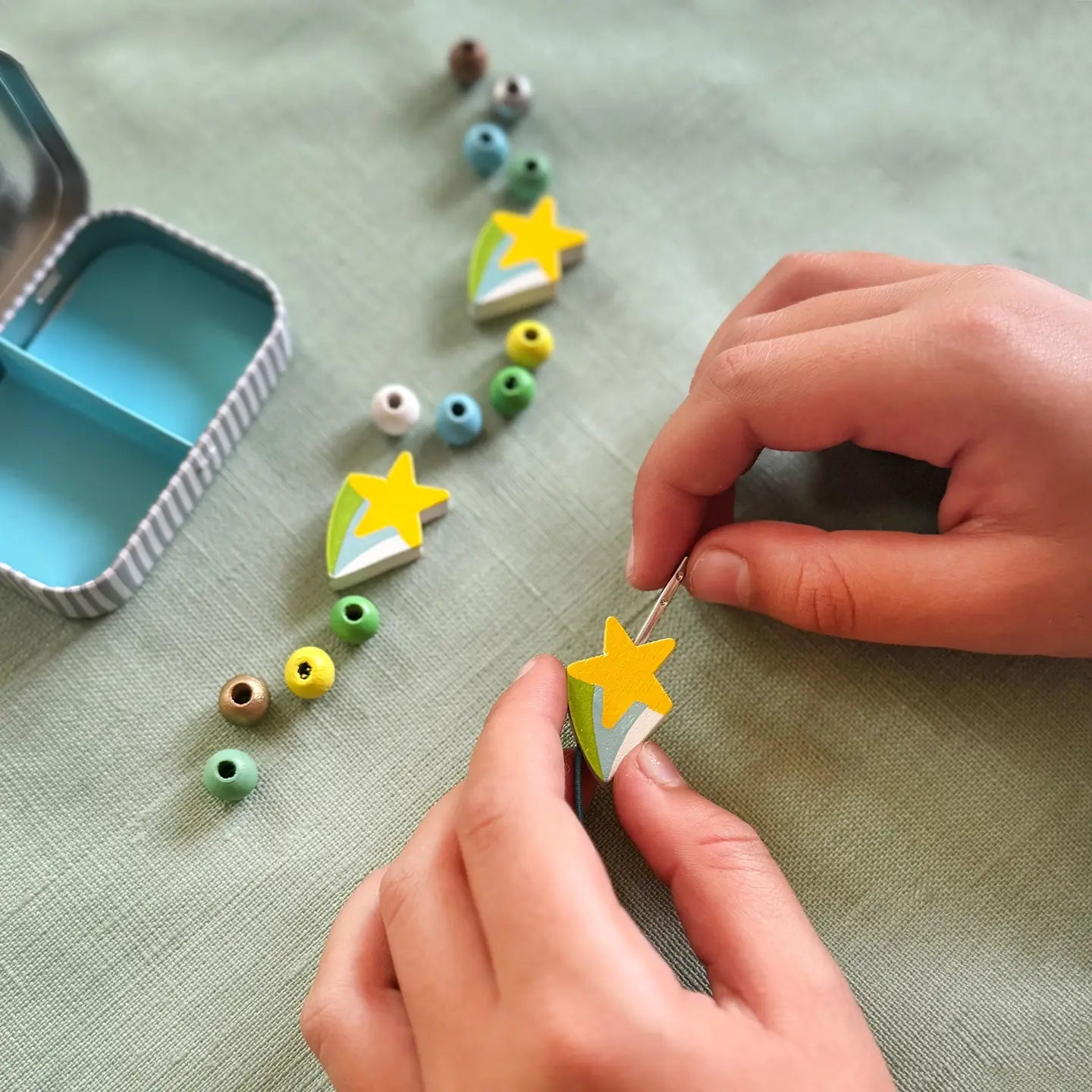 Armbånd perlesett gaveeske | stjerneskudd