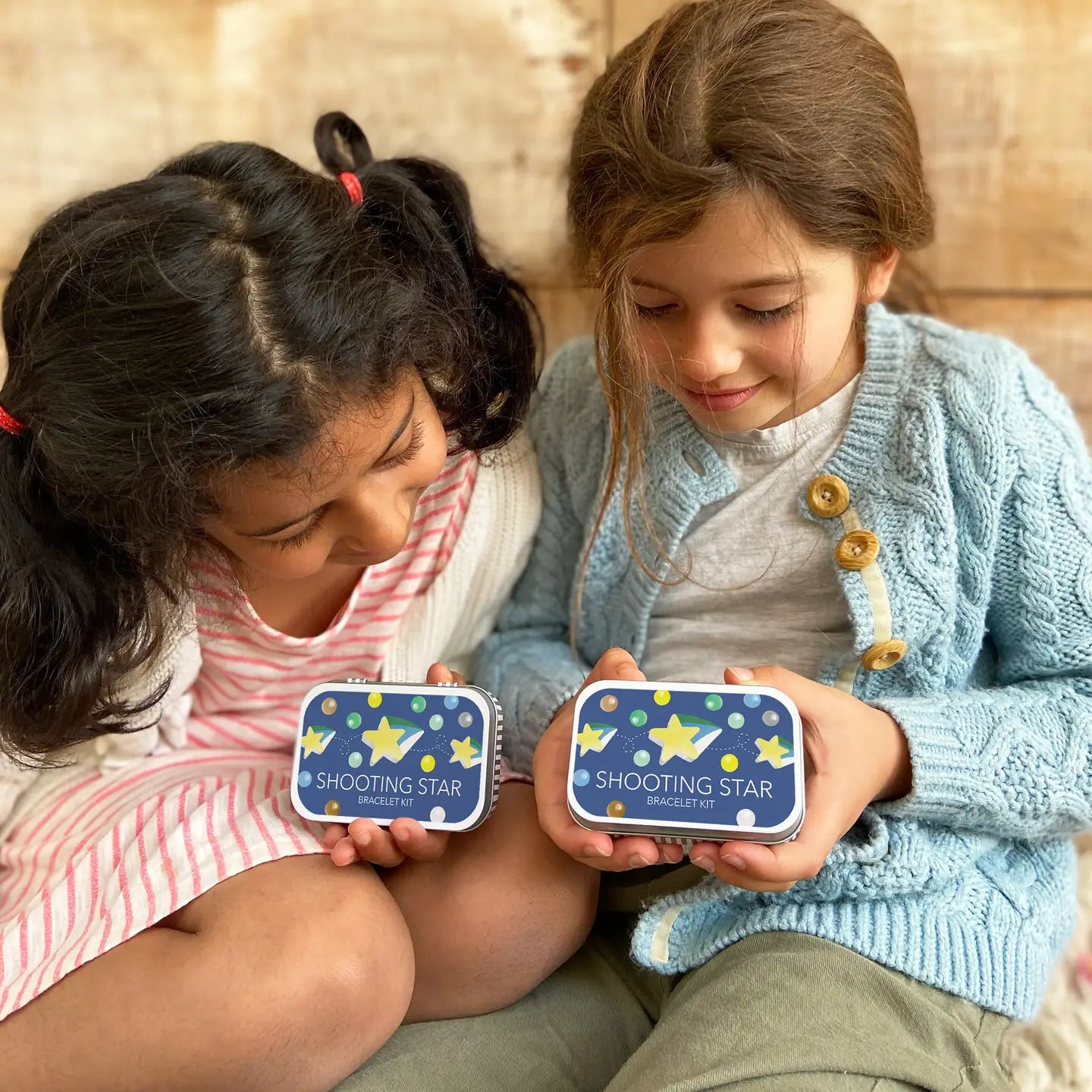 Armbånd perlesett gaveeske | stjerneskudd