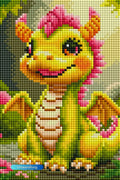 Mosaikkunst bilde | Dino
