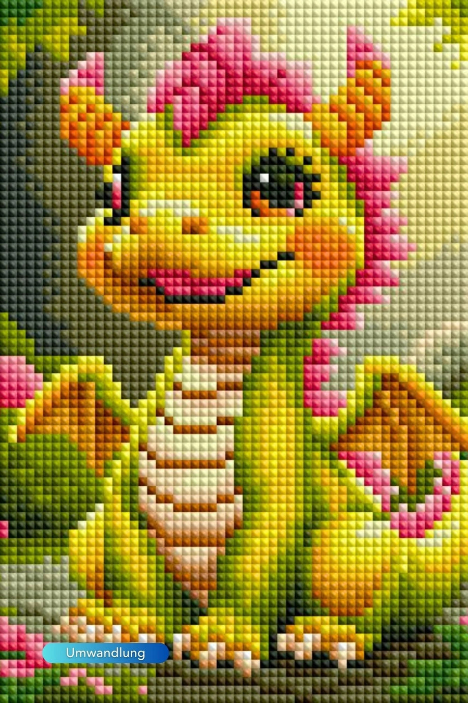 Mosaikkunst bilde | Dino