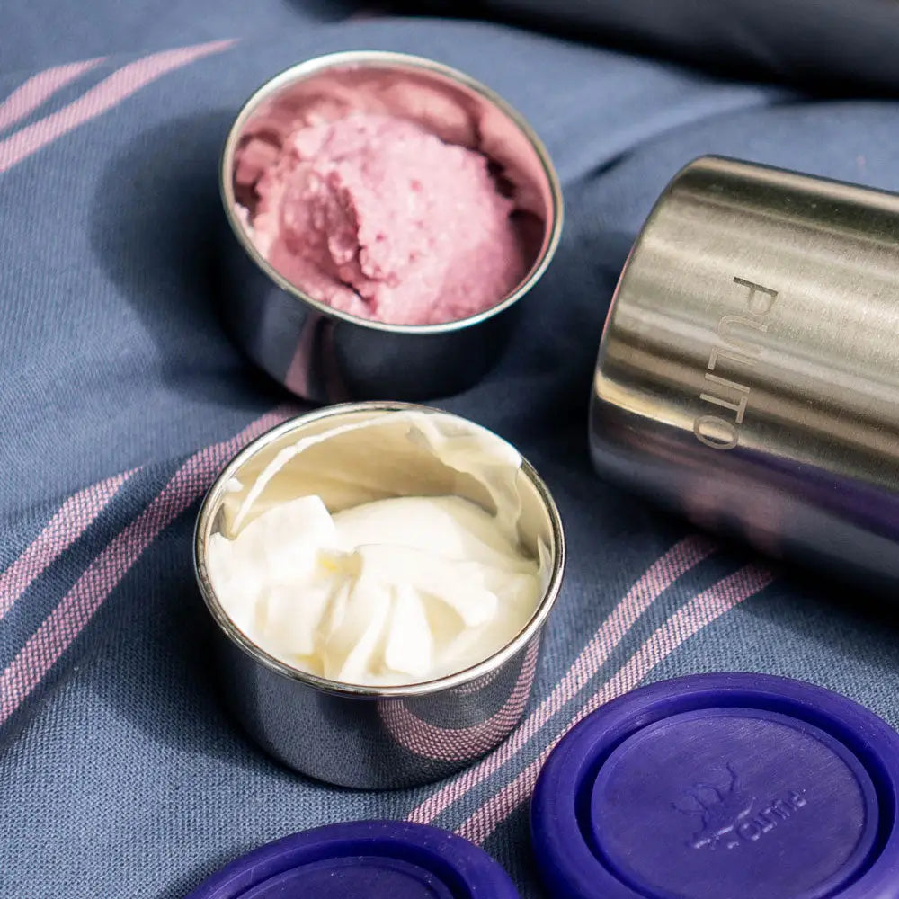 Dipboks i stål med silikon lokk | 50 ml