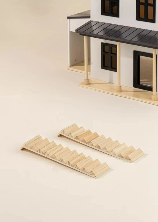 Stort dukkehus i tre