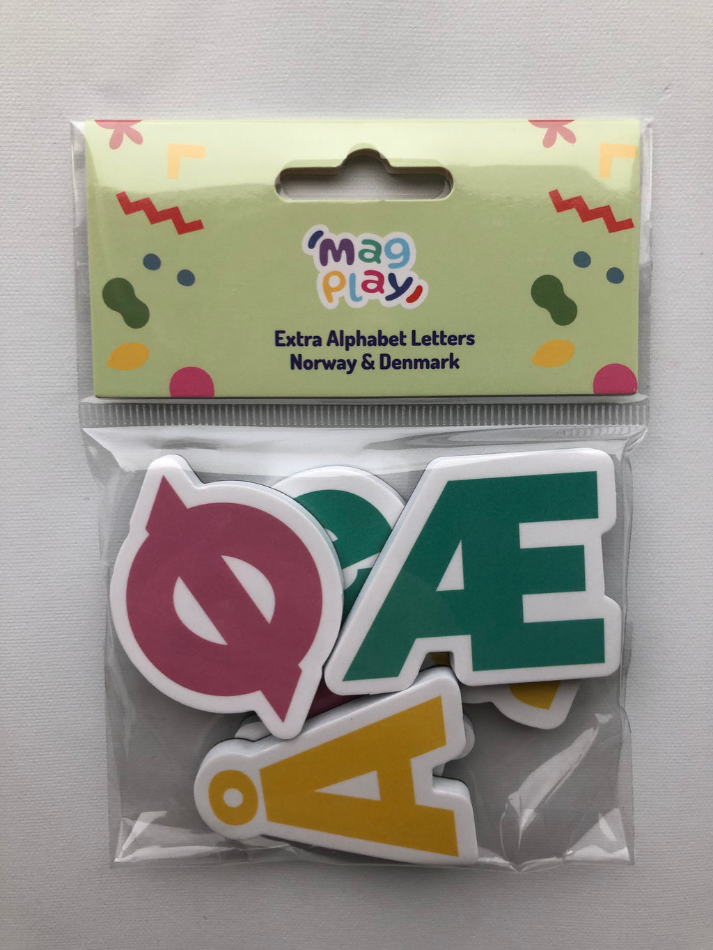 Magnetiske bokstaver ÆØÅ | tilleggspakke