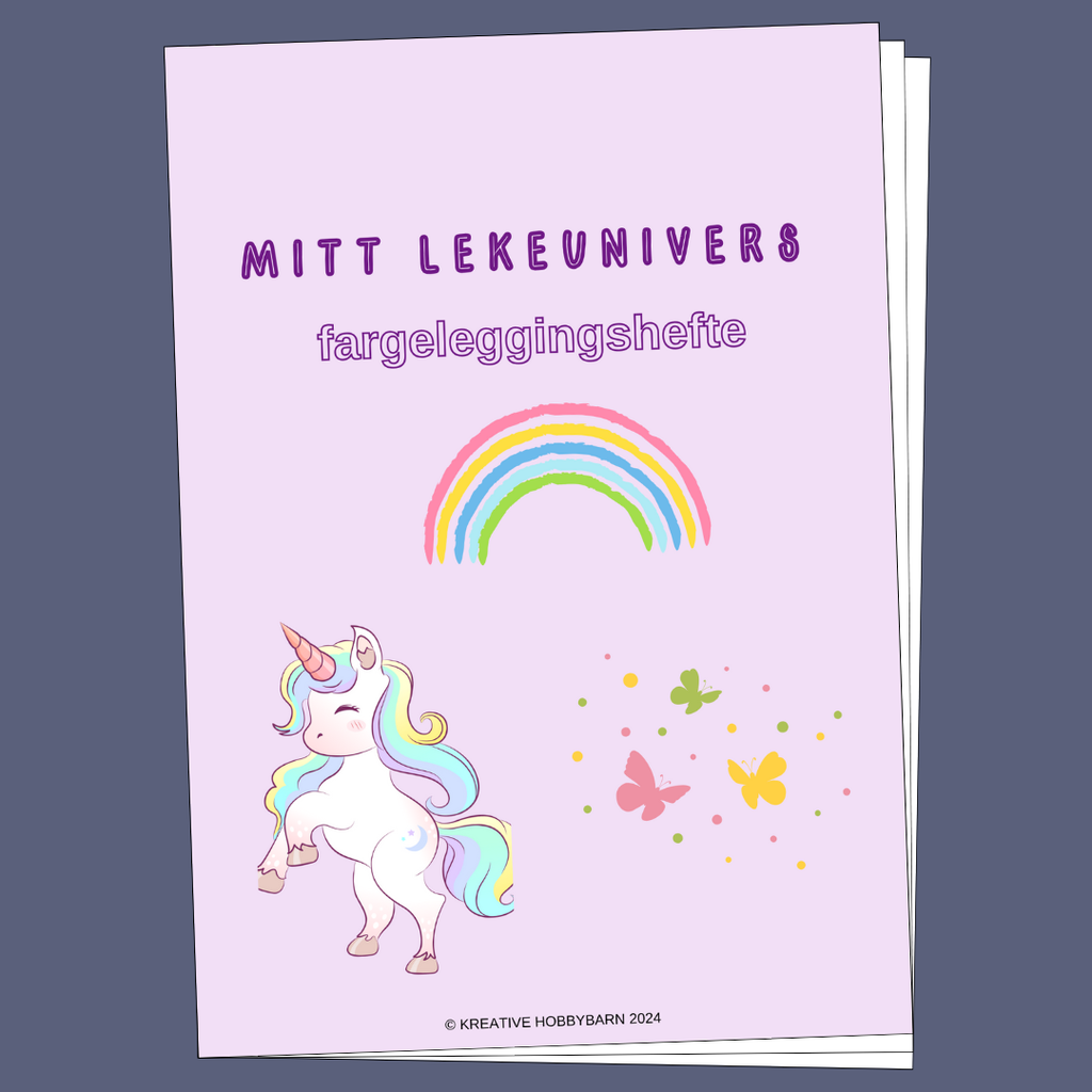 Fargeleggingshefte Mitt lekeunivers (digitalt produkt)