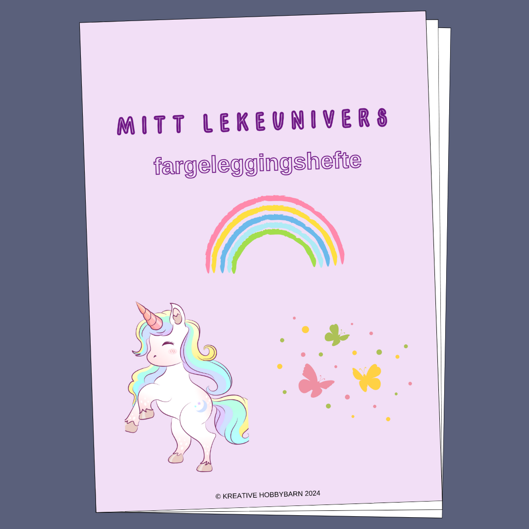 Fargeleggingshefte Mitt lekeunivers (digitalt produkt)
