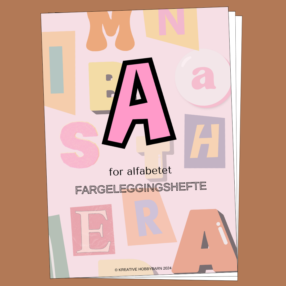 Fargeleggingshefte A for Alfabete (digitalt produkt)