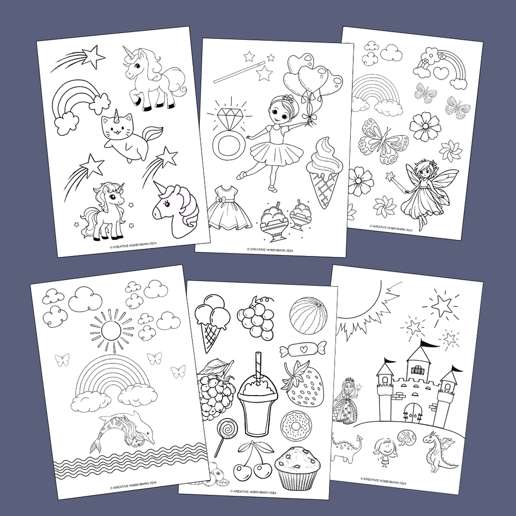 Fargeleggingshefte Mitt lekeunivers (digitalt produkt)