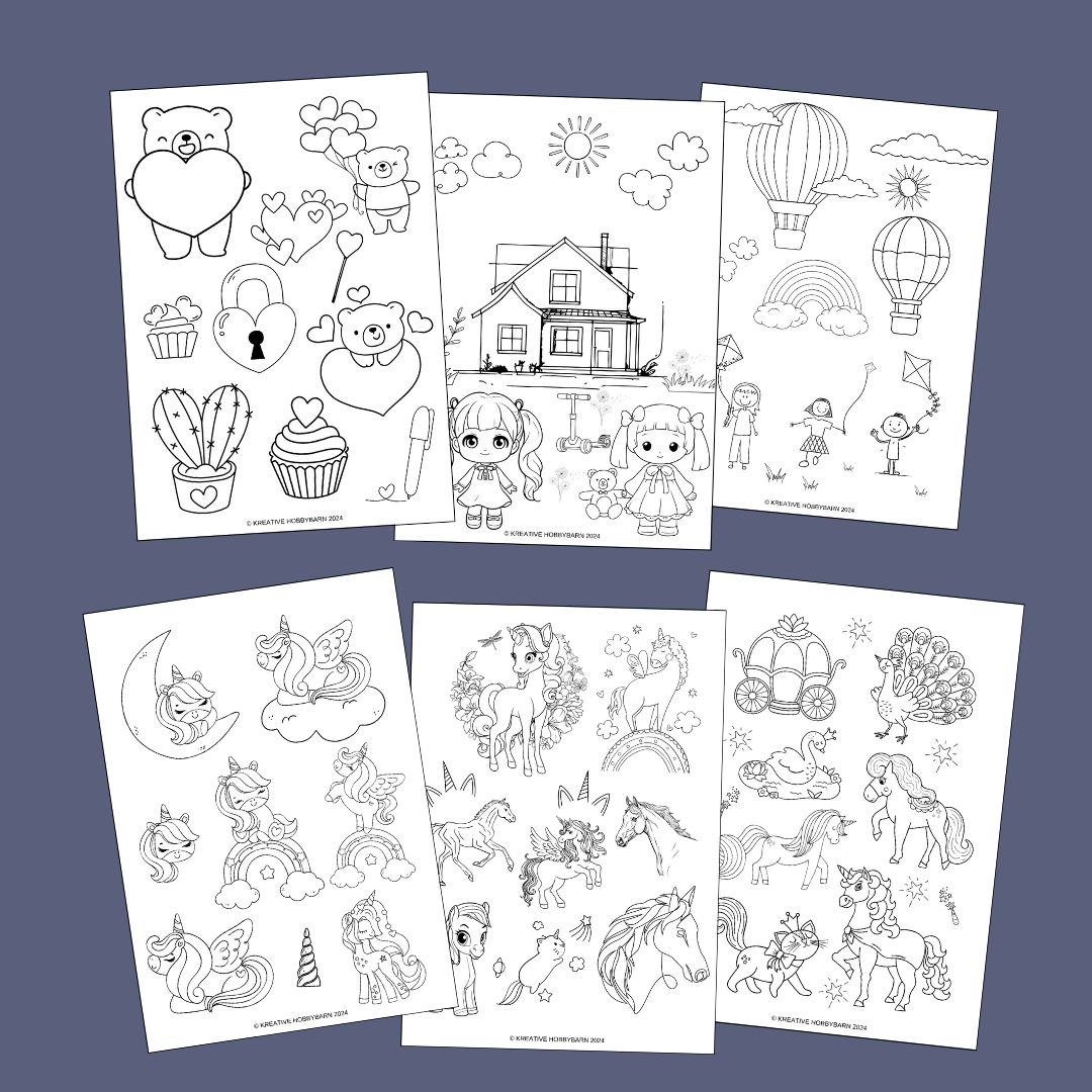 Fargeleggingshefte Mitt lekeunivers (digitalt produkt)