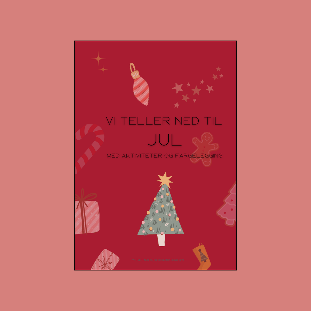 Julehefte "Vi teller ned til jul" (digitalt produkt)