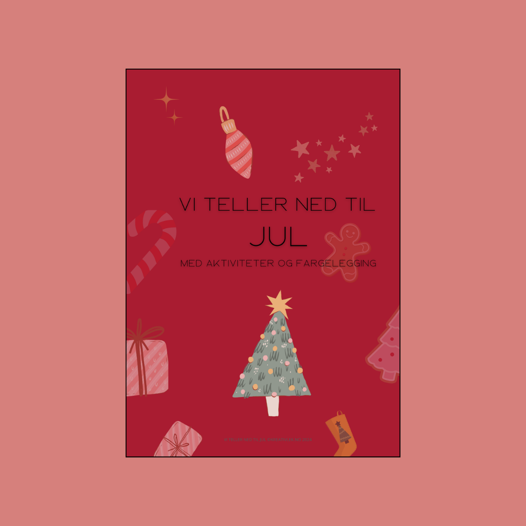 Julehefte "Vi teller ned til jul" (digitalt produkt)