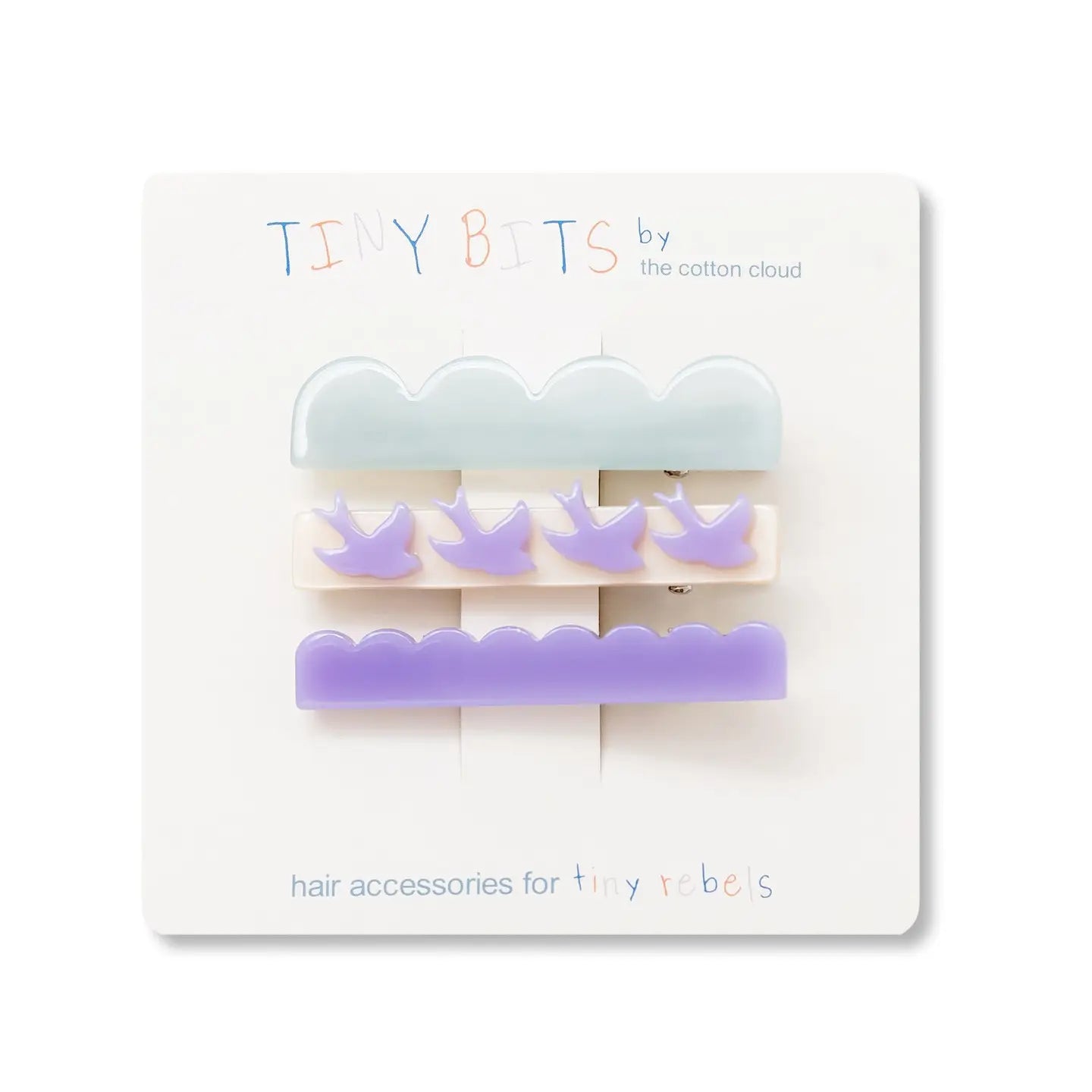 Hårspenner 3 pk | fugler