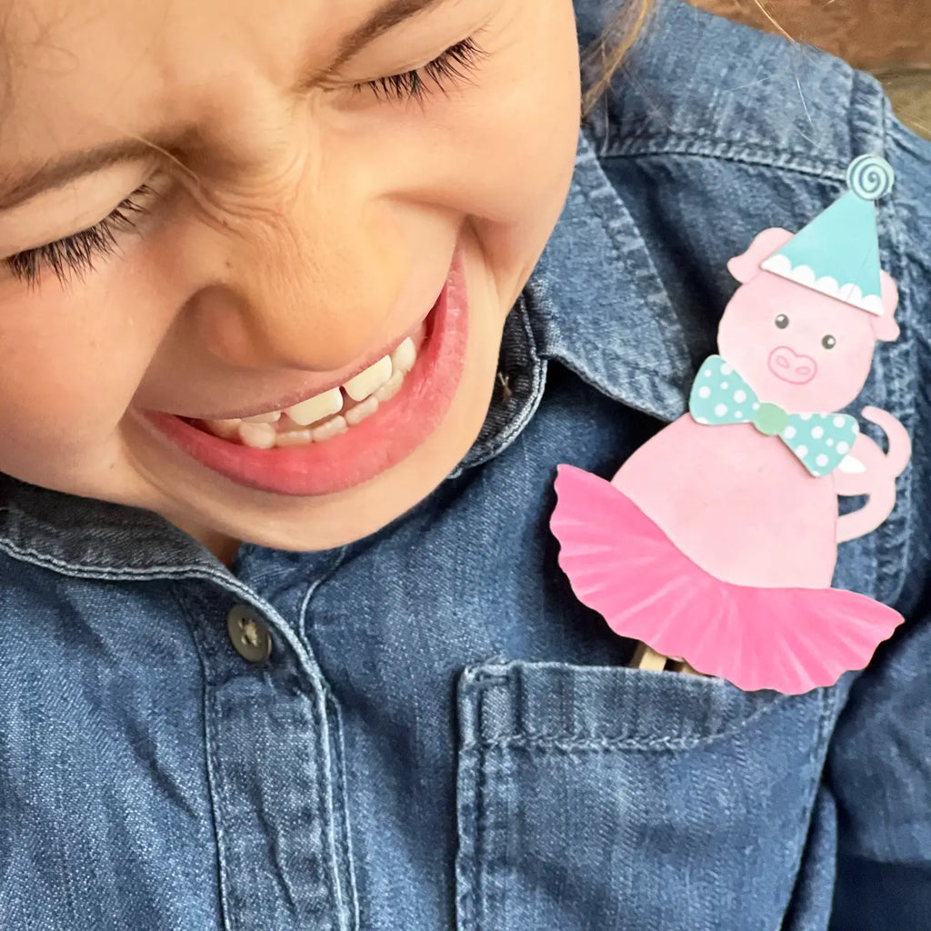 Hobbysett "Lag din egen gris på pinne"