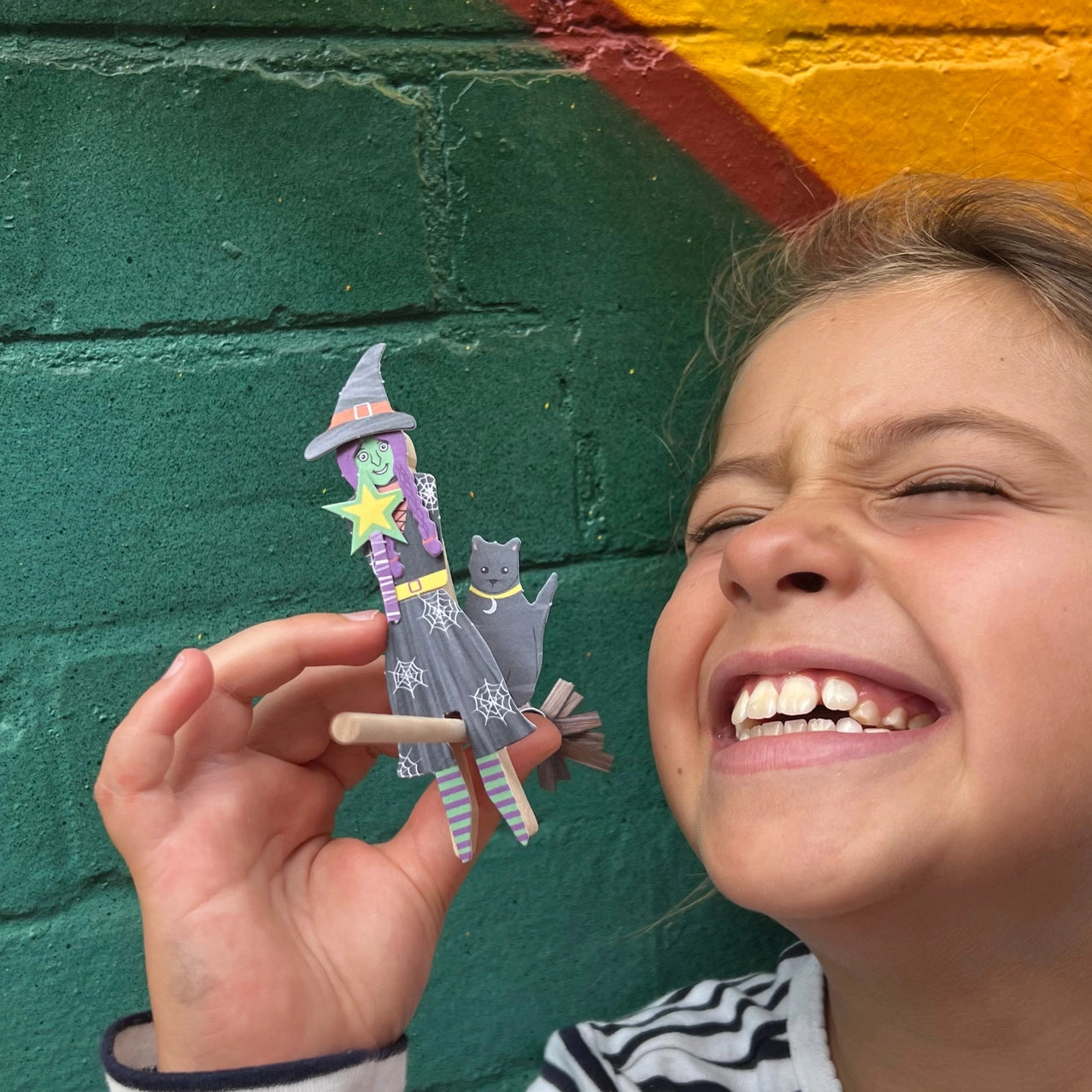 Hobbysett "Lag din egen heks på pinne"