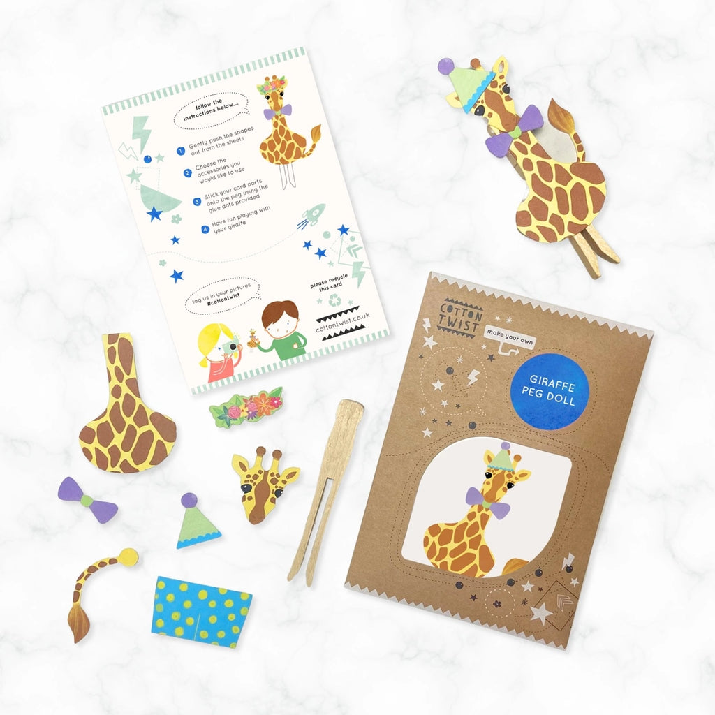 Hobbysett "Lag din egen sjiraff på pinne"