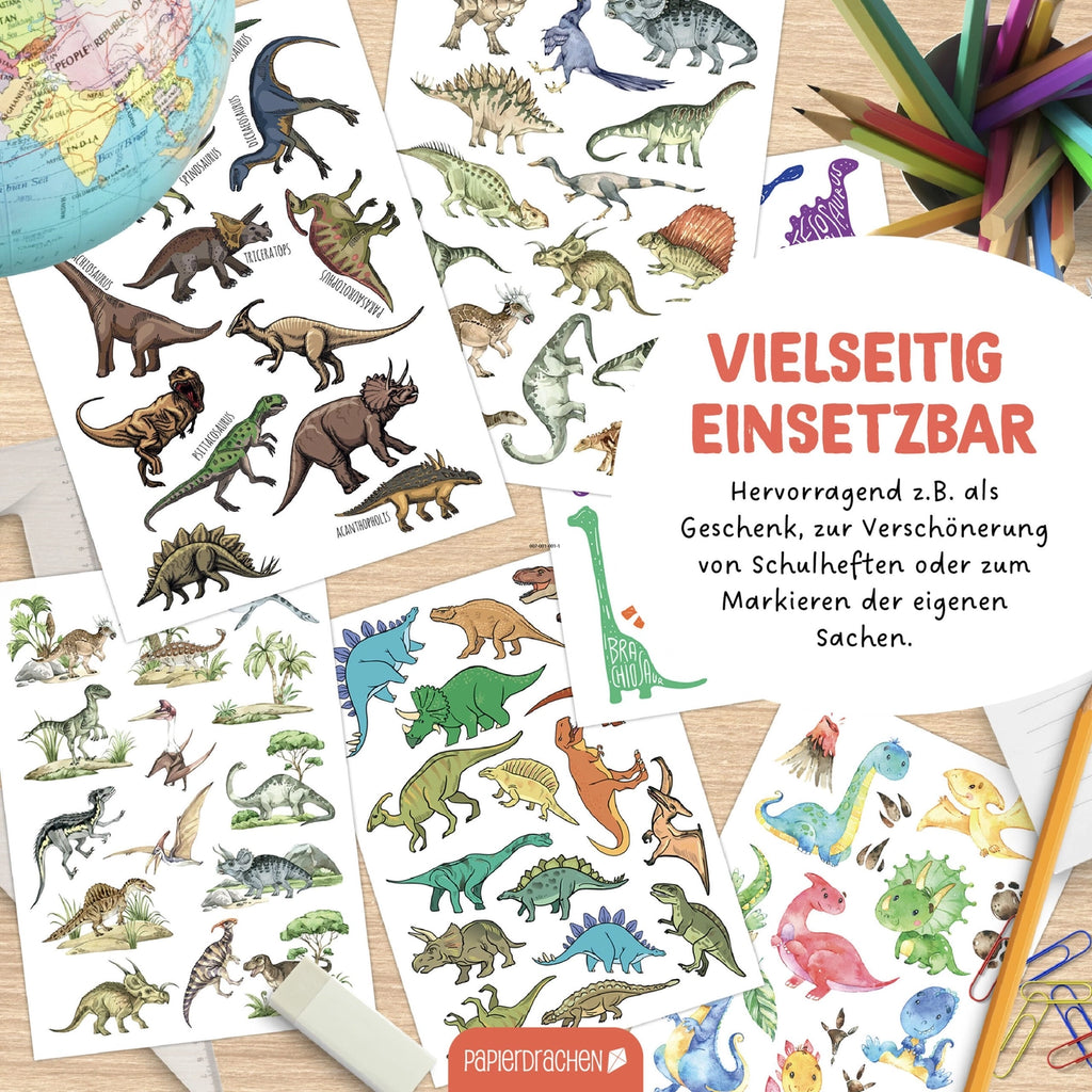 Klistremerkebok | Dinosaur