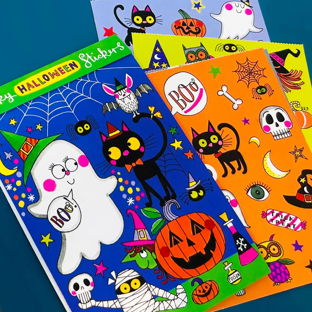 klistremerkebok Halloween