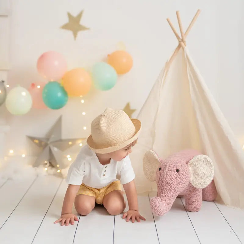 Kosedyr i 100% bomull | elefant