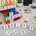 Magnetic Tile Toppers - Alfabetet (engelsk)