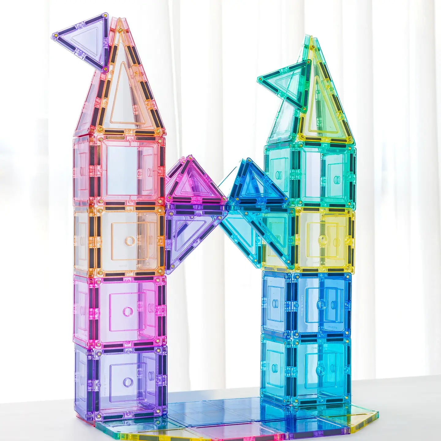 Magnetic Tiles - Pastel Builders Pack (112 deler)