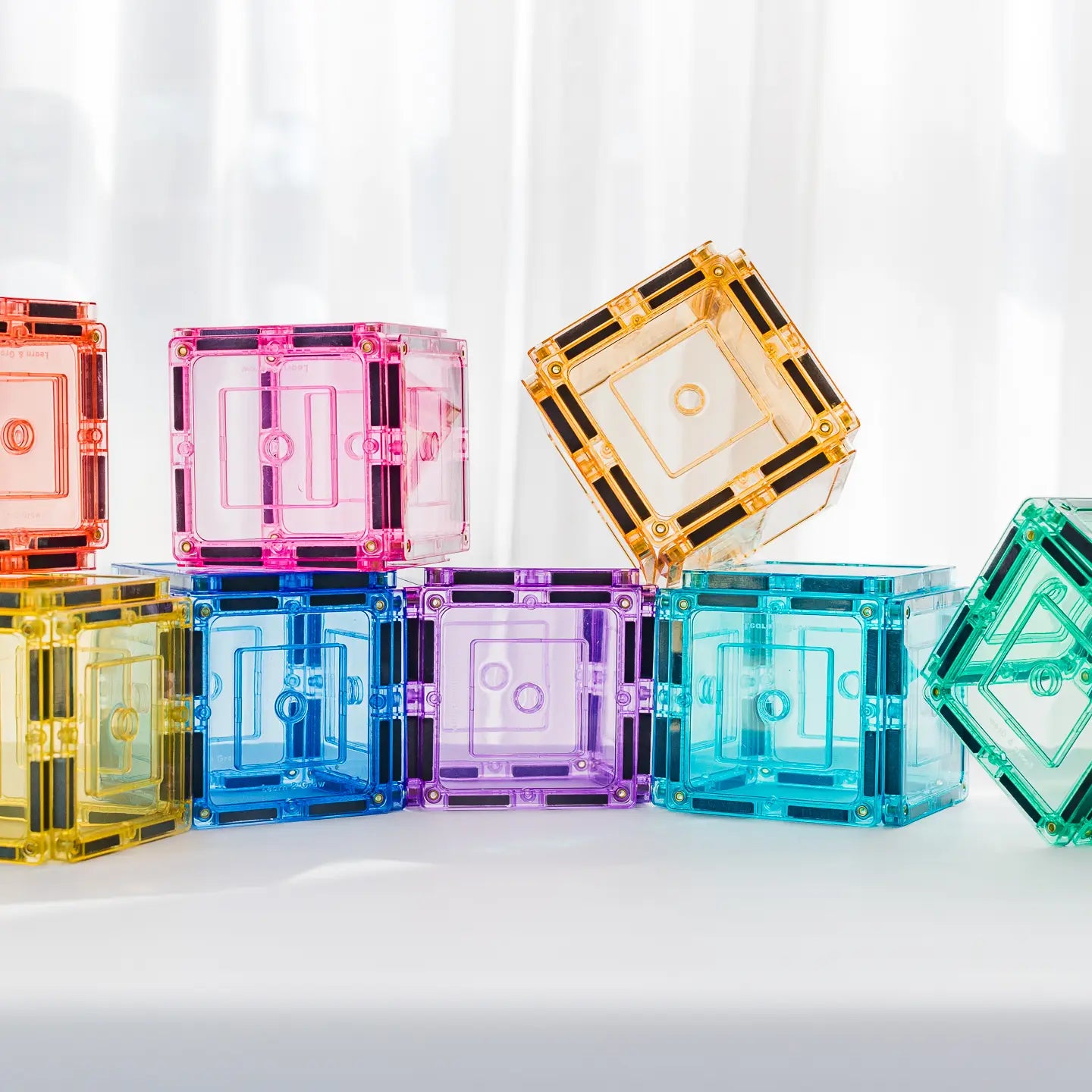 Magnetic Tiles - Pastel Builders Pack (112 deler)