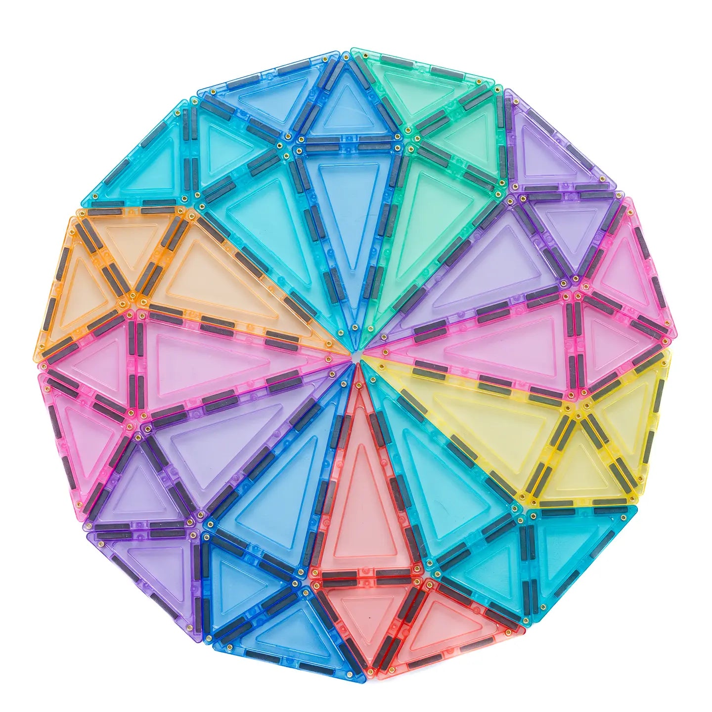 Magnetic Tiles - Pastel Builders Pack (112 deler)