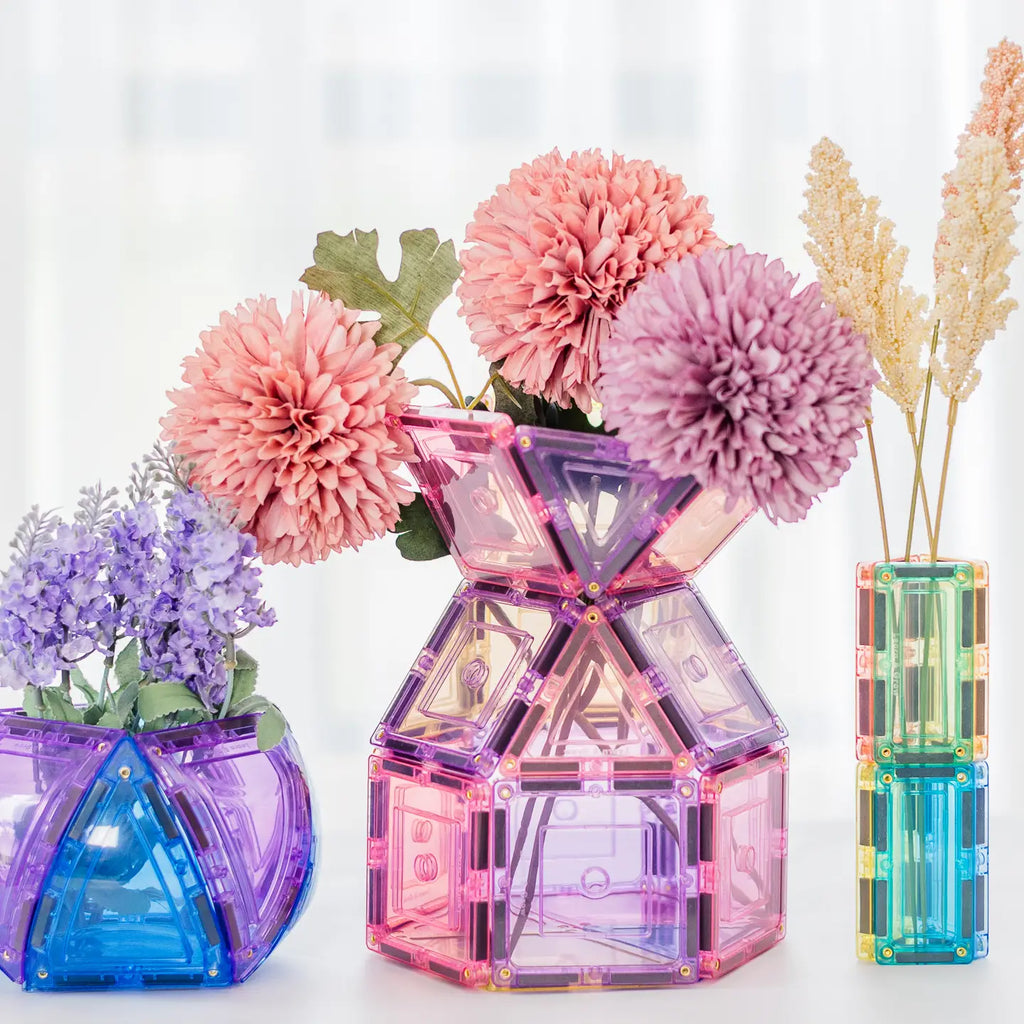 Magnetic Tiles - Pastel Builders Pack (112 deler)