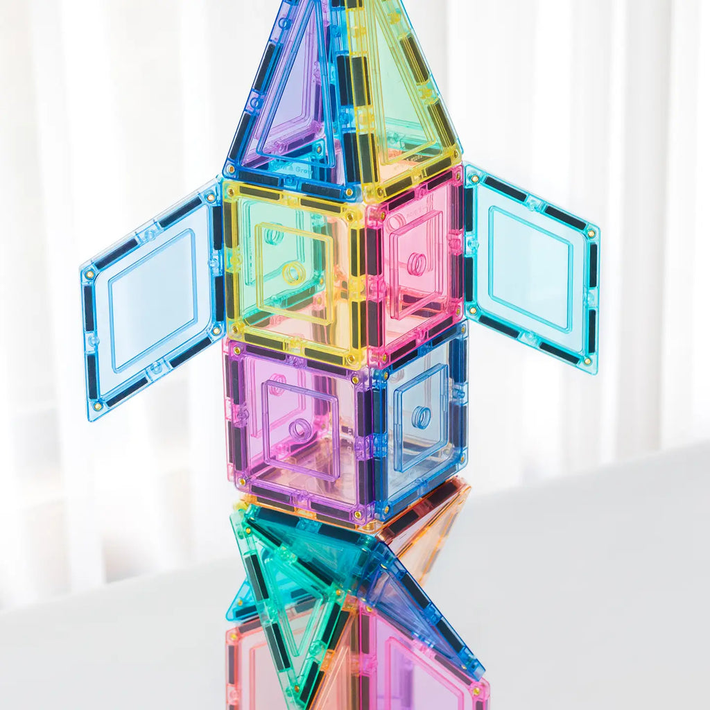 Magnetic Tiles - Pastel Builders Pack (112 deler)