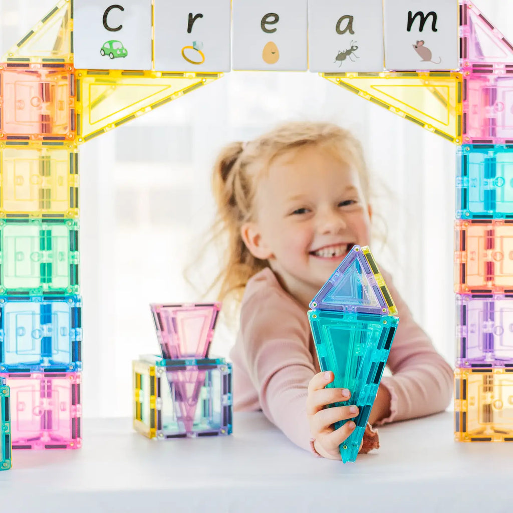 Magnetic Tiles - Pastel Builders Pack (112 deler)
