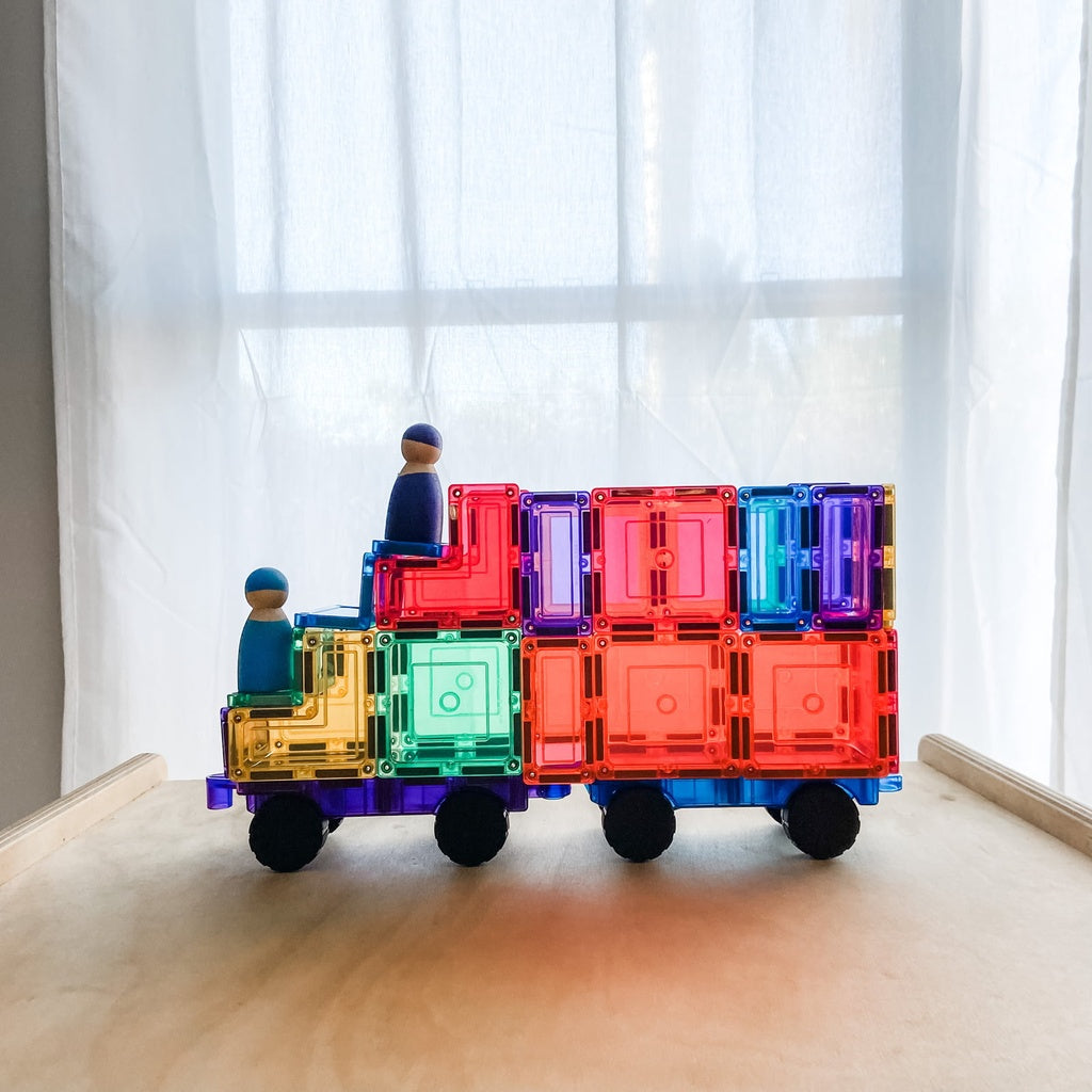 Magnetic Tiles - Car Expansion Pack (28 deler)