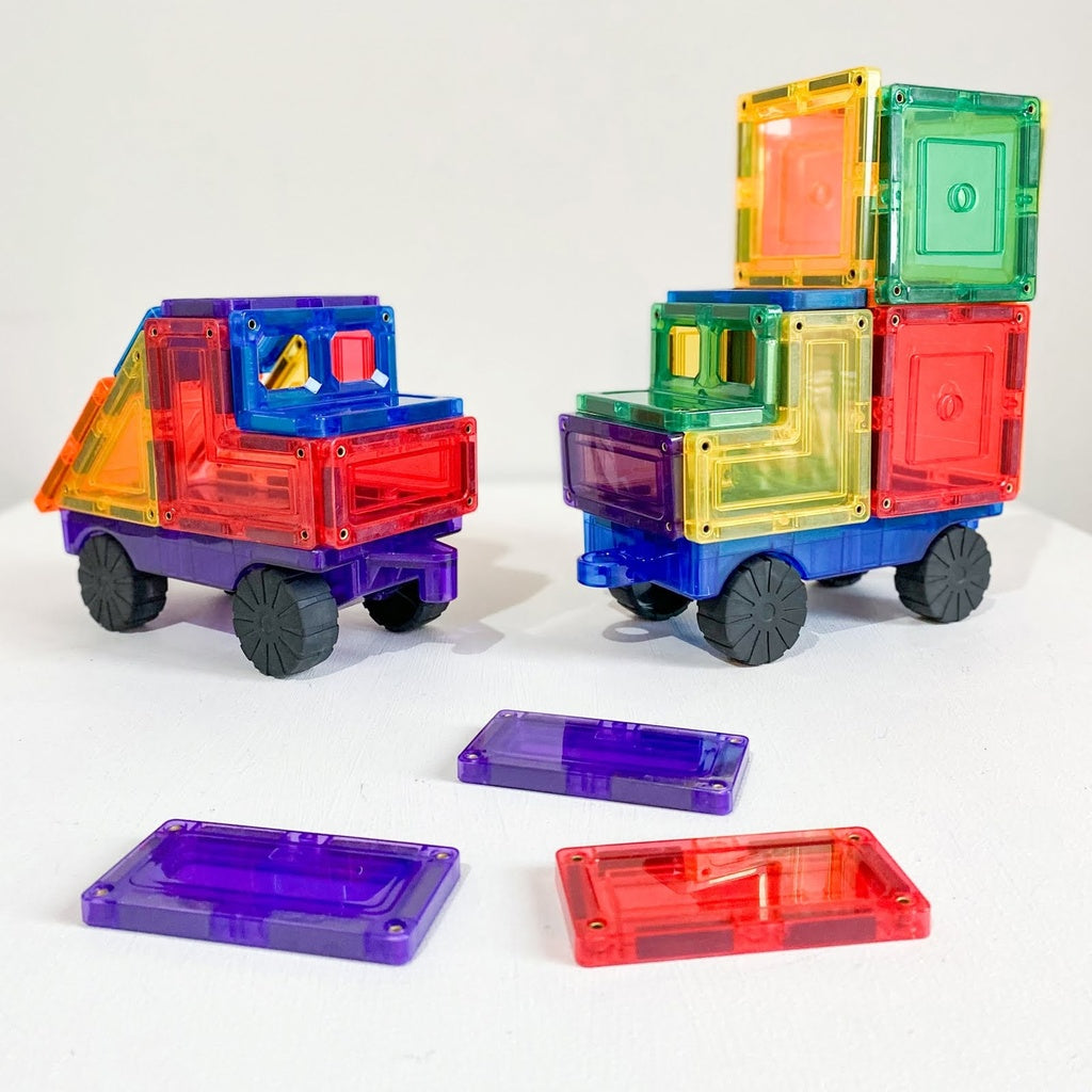 Magnetic Tiles - Car Expansion Pack (28 deler)