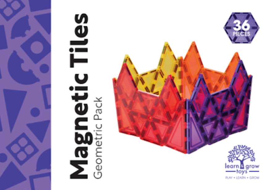 Magnetic Tiles - Geometric Pack (36 deler)