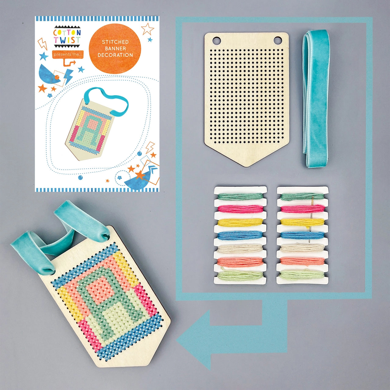 Hobbysett "Sy ditt eget lille skilt"