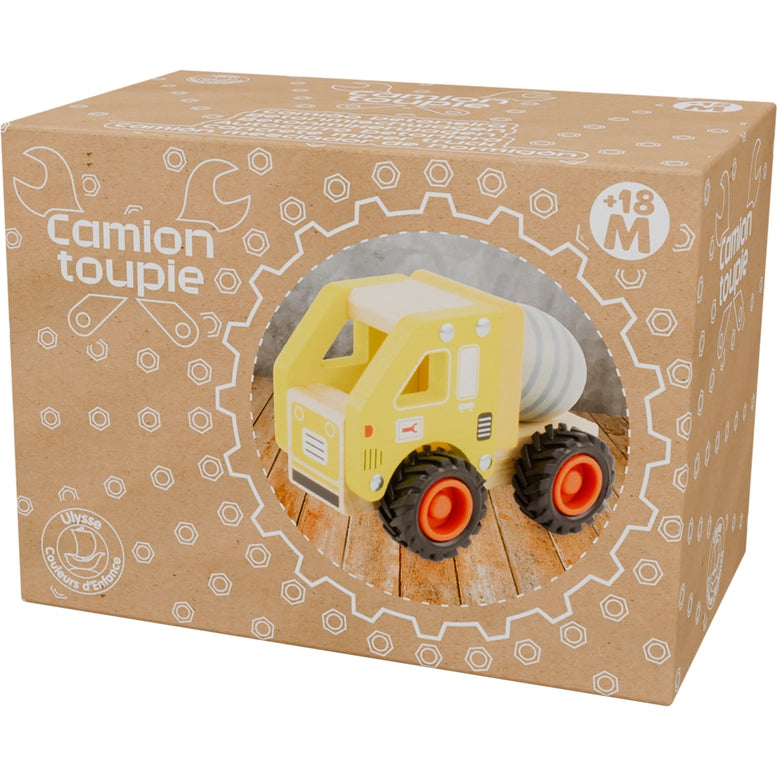 Lekebil i tre | sementbil