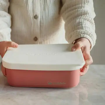 Matboks i rustfritt stål og silikon | flere farger