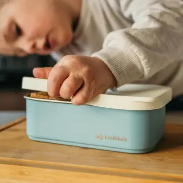 Matboks i rustfritt stål og silikon | flere farger