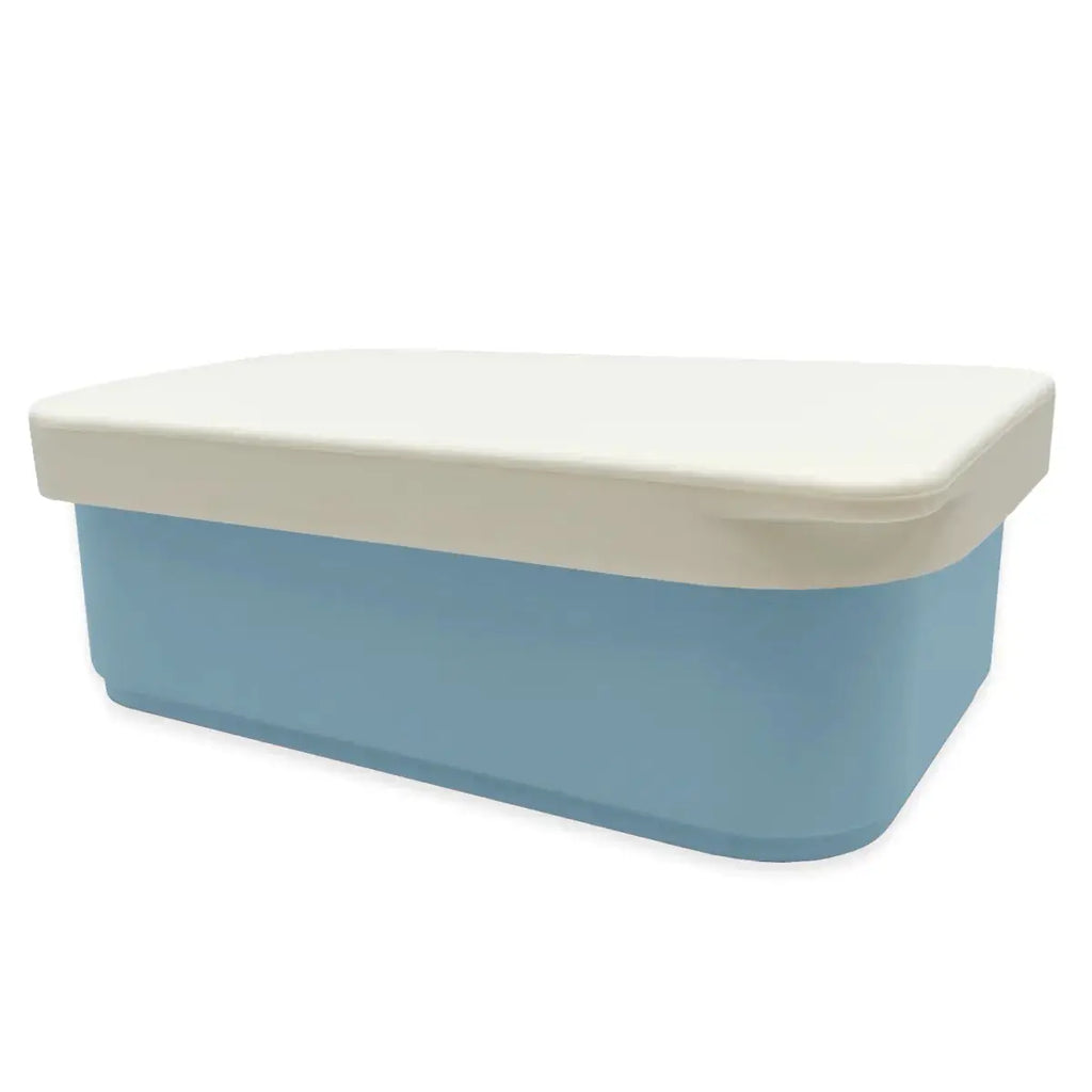 Matboks i rustfritt stål og silikon | flere farger