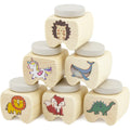 Melketannboks i tre | ulike design