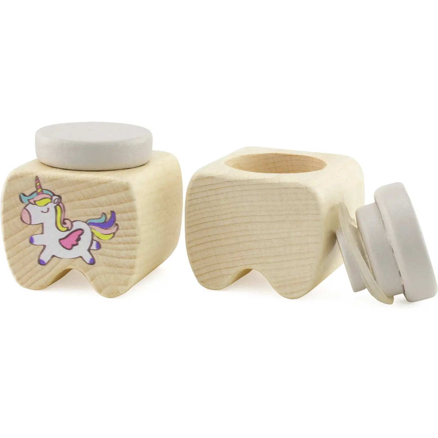 Melketannboks i tre | ulike design