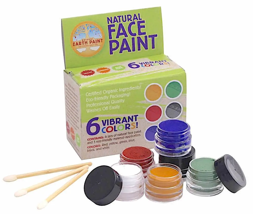 Naturlig ansiktsmaling | 6 farger